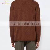 Knitting Pattern Crew Neck Men Cashmere Sweater Autumn Solid Color thumbnail-3
