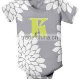 High Quality Short Sleeve Baby Bodysuit of Cute Design and Soft Cotton Fabric Print Infant Romper Baby Clothes Factory Price thumbnail-1
