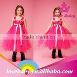 Hot Red Boutique Store Ruffle Party Children Ballet Long Dress thumbnail-4