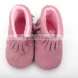 Wholesale Baby Moocsin Shoes Suede Leather Baby Girl Boots thumbnail-4