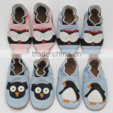 Fancy Handmade Skidproof Soft Sole Leather Baby Shoes thumbnail-5