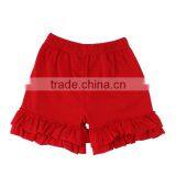 Many Colors to Choose 100% Cotton Material and Knitted Type Baby Girls Icing Short Ruffle Shorts thumbnail-6
