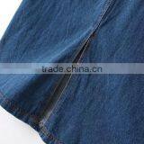 EY0606A Europe and America Women Fashion Pure Color Easy Cowboy Braces Skirt thumbnail-3