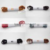 Sky Blue Custom Wax Boot Shoelaces~Waxed Shoelaces~Blue Dress Shoelaces~Cotton Round Shoelaces~Oxford Canvas Sneaker Shoelaces thumbnail-2