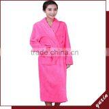 Terry Bathrobe 100% Cotton Fleece Robe Towel Robe Breathable Hotel BathRobe RS012 thumbnail-1