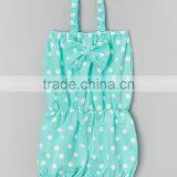 2016 Summer Mint Newborn Girl Romper With Polka Dot Adorale Newborn Baby Rompers Cutest Infant Clothes RR90425-11 thumbnail-1