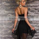 New Fahion Chiffon Dress High Quality Women Bra Top Mini Dress For Sale thumbnail-4