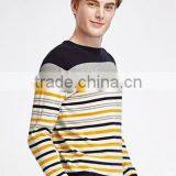 2017 Hot New Wool Boys Stripe Round Neck Pullover Custom Sweater for Men thumbnail-2
