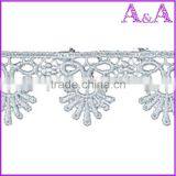 High Elastic Orange Chemical Lace Designs Customize For Cotton Sarees thumbnail-4