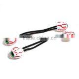 Resin Hair Ties Eyeball Green Ponytail Holders Made Of Hair thumbnail-1