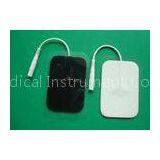 White Square 40*60mm Tens Electrodes, Reusable Tens Unit Pads For Tens Nerve Stimulator thumbnail-1
