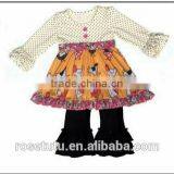 Zhejiang Yiwu Girls Long Sleeved Clothes Give You a Different Dress Feeling Long Autumn Stripes Wrinkled Girls Cotton thumbnail-3