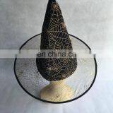 CG-PH180 Black Sexy Halloween Witch Hat Tulle Witch Hat thumbnail-2