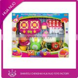 Hot selling plastic kitchen food toy set