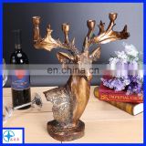 High Quality Europe style ancient deer head candle holder