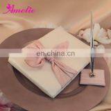 AW0702 Wedding attendance book with pen
