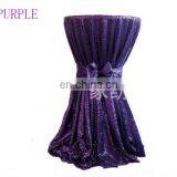 Shiny Sequin Table Cloth, Bistro Cover,cocktail Table Cover for Wedding Decoration for Open-air Bar thumbnail-4