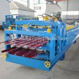 Машина для катаной штамповки двуслоевых рулонных цветных стальных черепичных профилей thumbnail-2