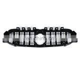 Серебристый передний бампер, решетка радиатора, сетка капота из ABS для Mercedes Benz класса A W177 с 2018 года thumbnail-5