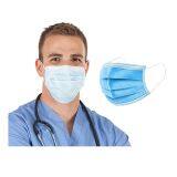 Blue Color 3 Ply Non Woven Disposable Face Mask thumbnail-5