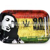 HQP-XJ09 HongQiang Wholesale Metal Cigarette Rolling Tray Storage Tray Tinplate Tray for Smoking Ashtray thumbnail-6