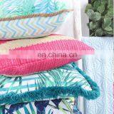 Custom Wholesale Outdoor Digital Printed Fancy Tropical Greenery Jungle Leaf Print Cushion Covers Decorative thumbnail-7