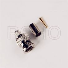 Female Plug Straight RF Coaxial BNC Connector for Rg58 59 6 11 Cable