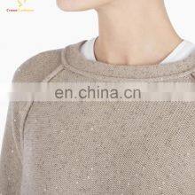Lady Winter Wholesale Plain Cashmere Sweater Crewneck Pullover thumbnail-3