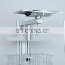 Good Quality Aluminum Alloy Medical Instrument Patient Monitor Trolley Wall Stand for Hospital thumbnail-5
