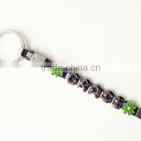 free shipping Metal letter keychain charm