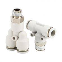 Male Thread Y Type PX4mm-12mm OD Hose Tube One Touch Pneumatic Fitting thumbnail-4