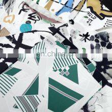 Brands Storage Woven Custom Printing Geometric Patterns Linen Printed Fabric for Garment thumbnail-4