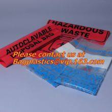 Safe Disposal, Biohazard Labeling, Autoclavable Bag, Polypropylene, Disposable, Clear Transparent Disposal Sack thumbnail-2