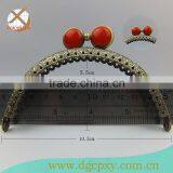 Purse Metal Frame With Clasp Lock