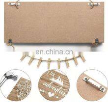 Bamboo Wood Printed Decorations for Living Room Wedding Christmas Frames Home Sign Cute Walls Decor Restaurant Modern Arts thumbnail-4