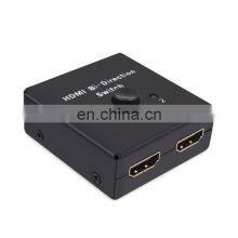 2 в 1 HDMI двухнаправленный переключатель. Новый двойной переключатель на 2 порта, 4K HDMI 2.0 двухнаправленный, 2x1 1x2 переключатель-разделитель