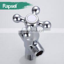 Rapsel 3-way Double Outlet Brass Chrome Plated 90 Degree Angle Valve thumbnail-4