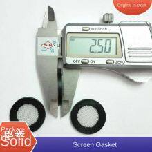 Rubber Filter Screen, Dn20 Water Meter Filter Screen, Rubber Edge-banded Filter Screen Pad, 304 Filter Screen, 40 Mesh Plane Seal, Yufeng thumbnail-1