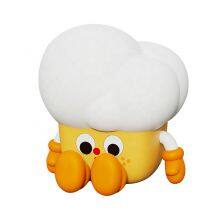 Cute Mini Silicone Timer Night Light Cartoon Infant Holiday Gift Toy With Touch Sensor LED Lights for Home Use thumbnail-5