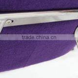 Replica Relaxing Fiberglass Materail Stainless Steel Frame Wool Fabric Womb Chair With Ottoman by Eero Saarinen thumbnail-6