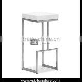 BC-115 Chrome Color Stainless Steel Square Bar Chair thumbnail-1