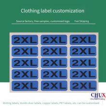 Printed Clothing Stickers, Size Label Design for Garment Factories, Custom - Made for Foreign Trade, Chuxian thumbnail-2