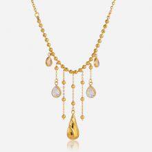 Stainless Steel Necklace With Mill Test Report & 18K Gold PVD Finish thumbnail-1