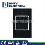 2014 Best Design Two Way Wall Switches Glass Series
