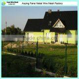 Galvanized V-folded Garden Wire Mesh Fencing Panels