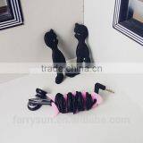 Customized Shape and Logo Soft Silicone Rubber Earphone Cord Cable Winder thumbnail-6