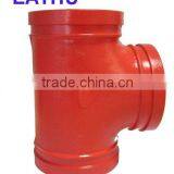 FM/UL ASTM A536 Ductile Iron Grooved Fitting