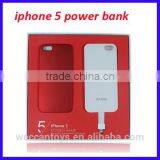 Magnetic Adsorption Combined Mobile Power Bank for IPhone5 5S 5C 2800mah Power Bank Oem thumbnail-1