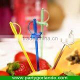 decoration food disposable sword plastic cocktail fruit picks