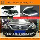 Good Price LED DRL Fog Light for Nissan Sunny Excellent Quality LED Daylight for Nissan Sunny 2014